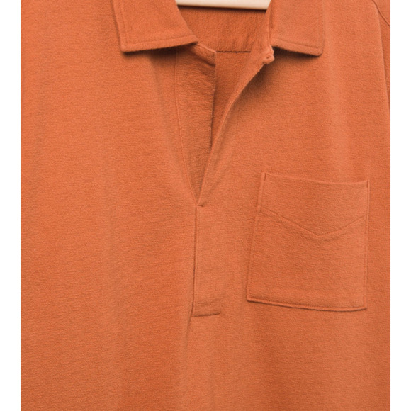 Junk Food Men's Elliot Vintage Pumpkin Orange Boulce Polo Medium NEW - Picture 6 of 6